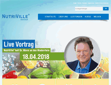 Tablet Screenshot of nutriville.de